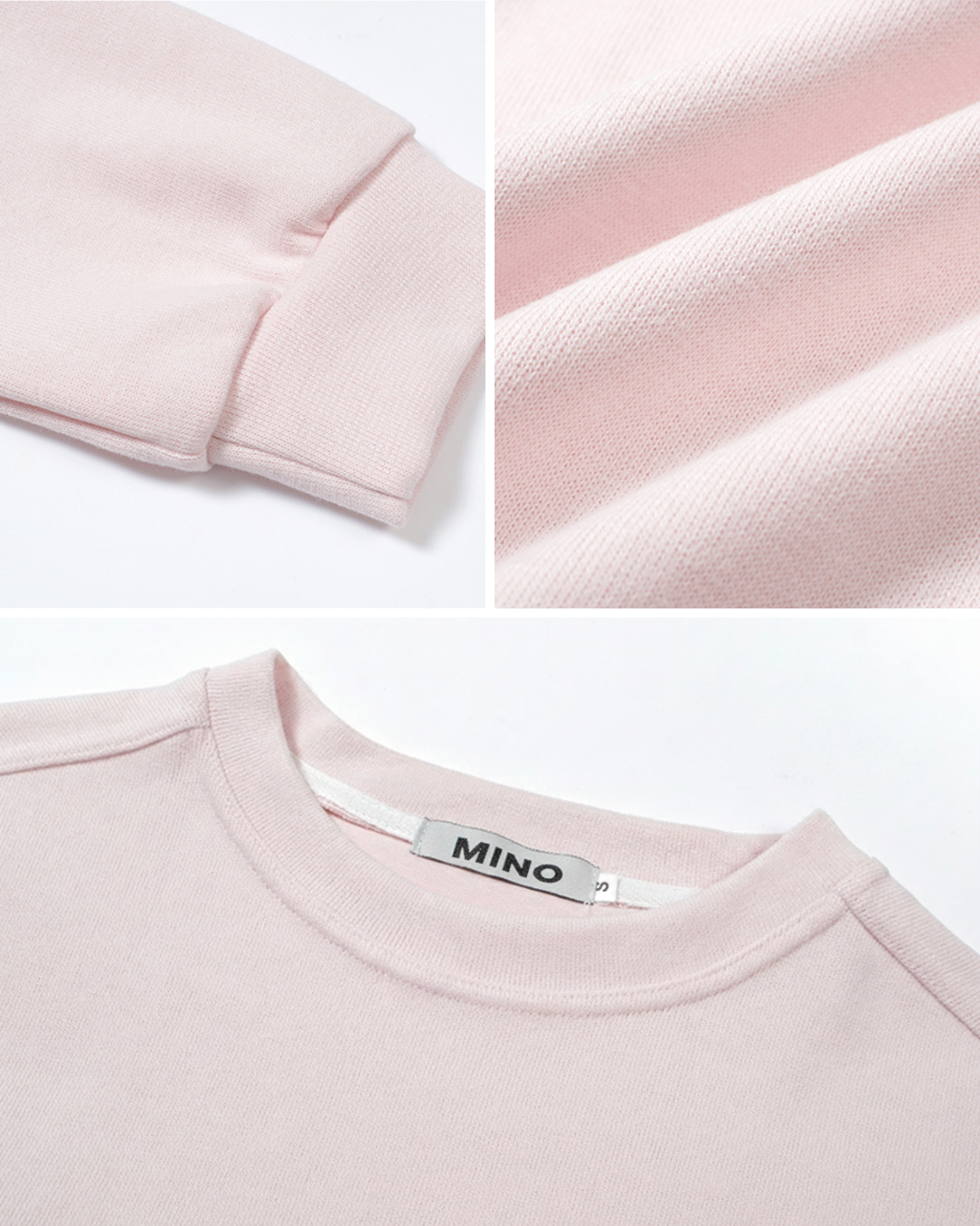 Soft Bloom Pink Pullover Sweatshirt