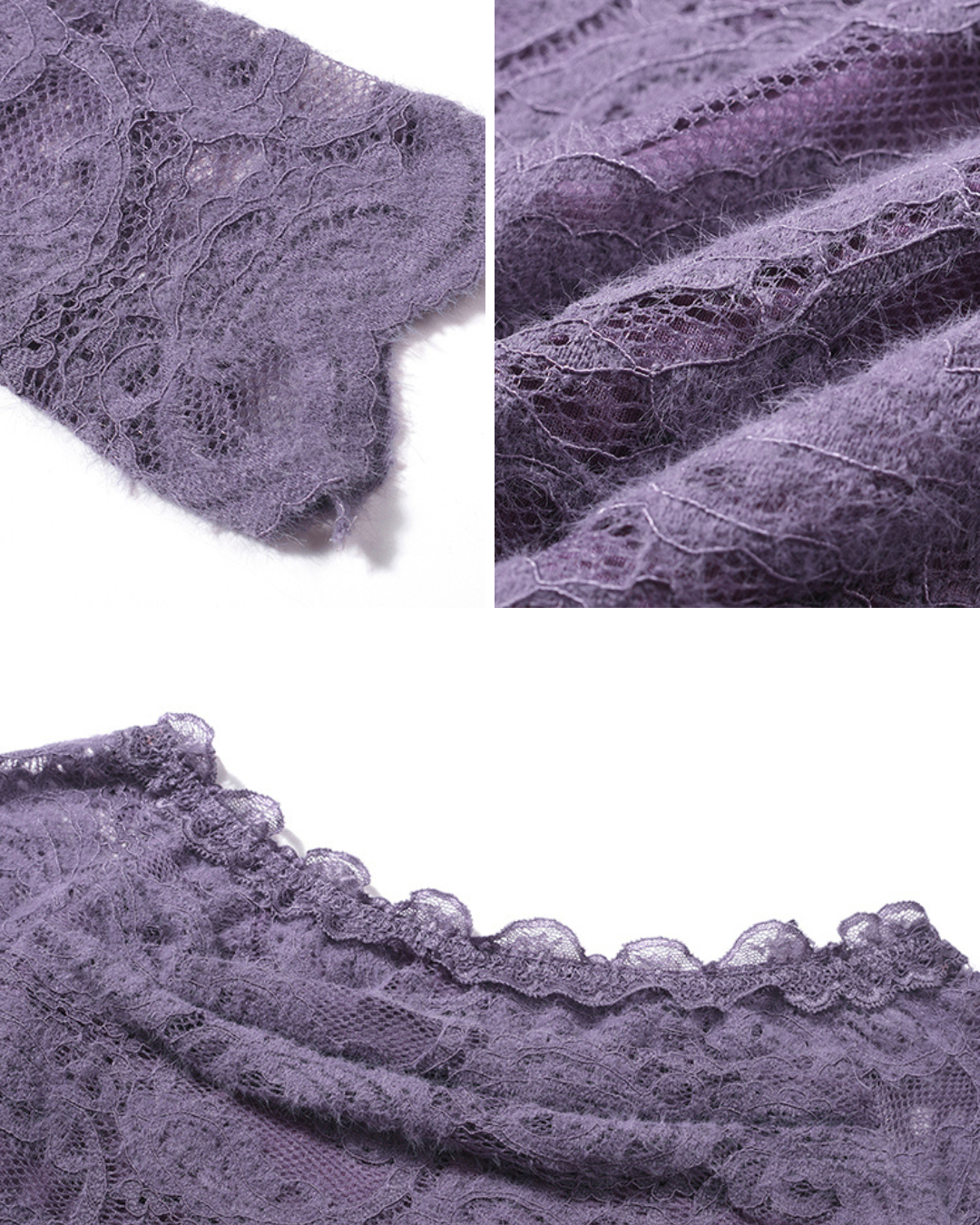 Lavender Grace Lace Off-Shoulder Dress