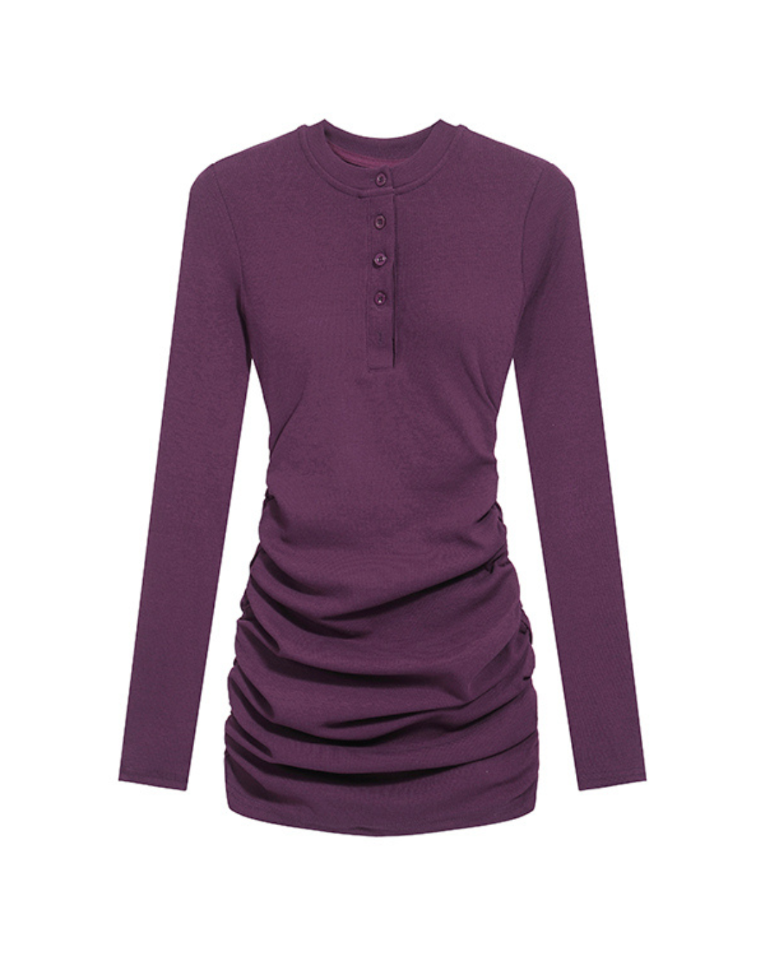 Aubergine Backless Dress