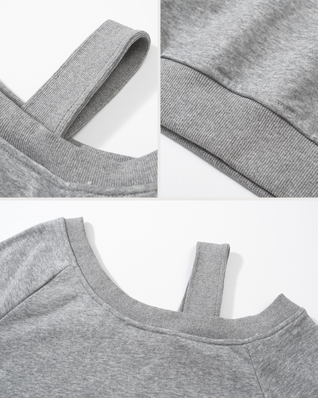 Nari Off-Shoulder Relaxed Sweatshirt