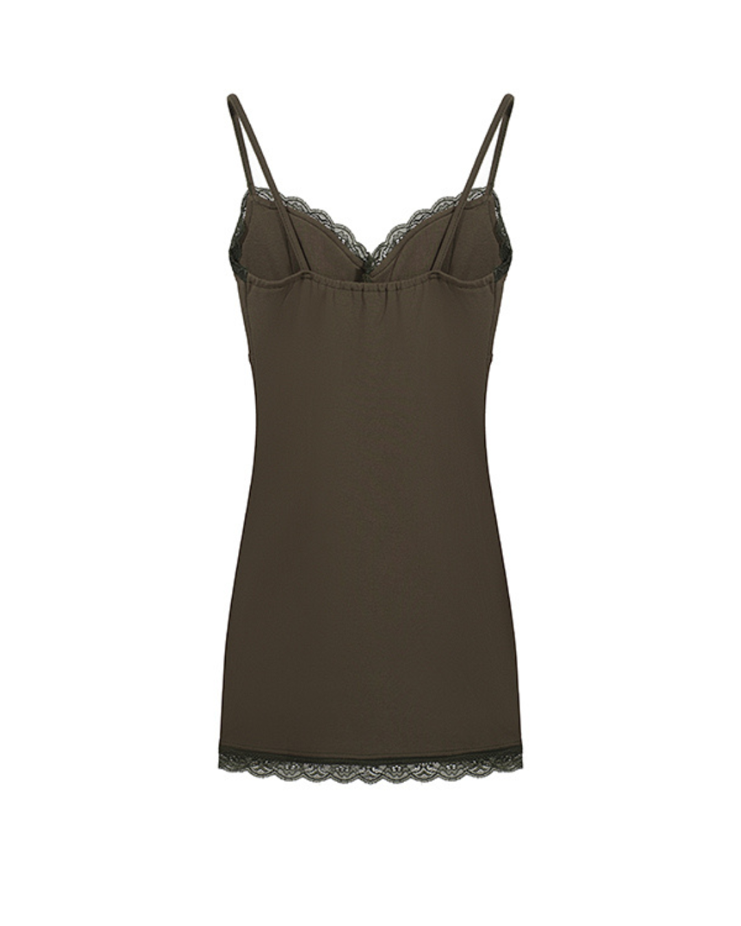 Mila Lace Trim Mini Dress