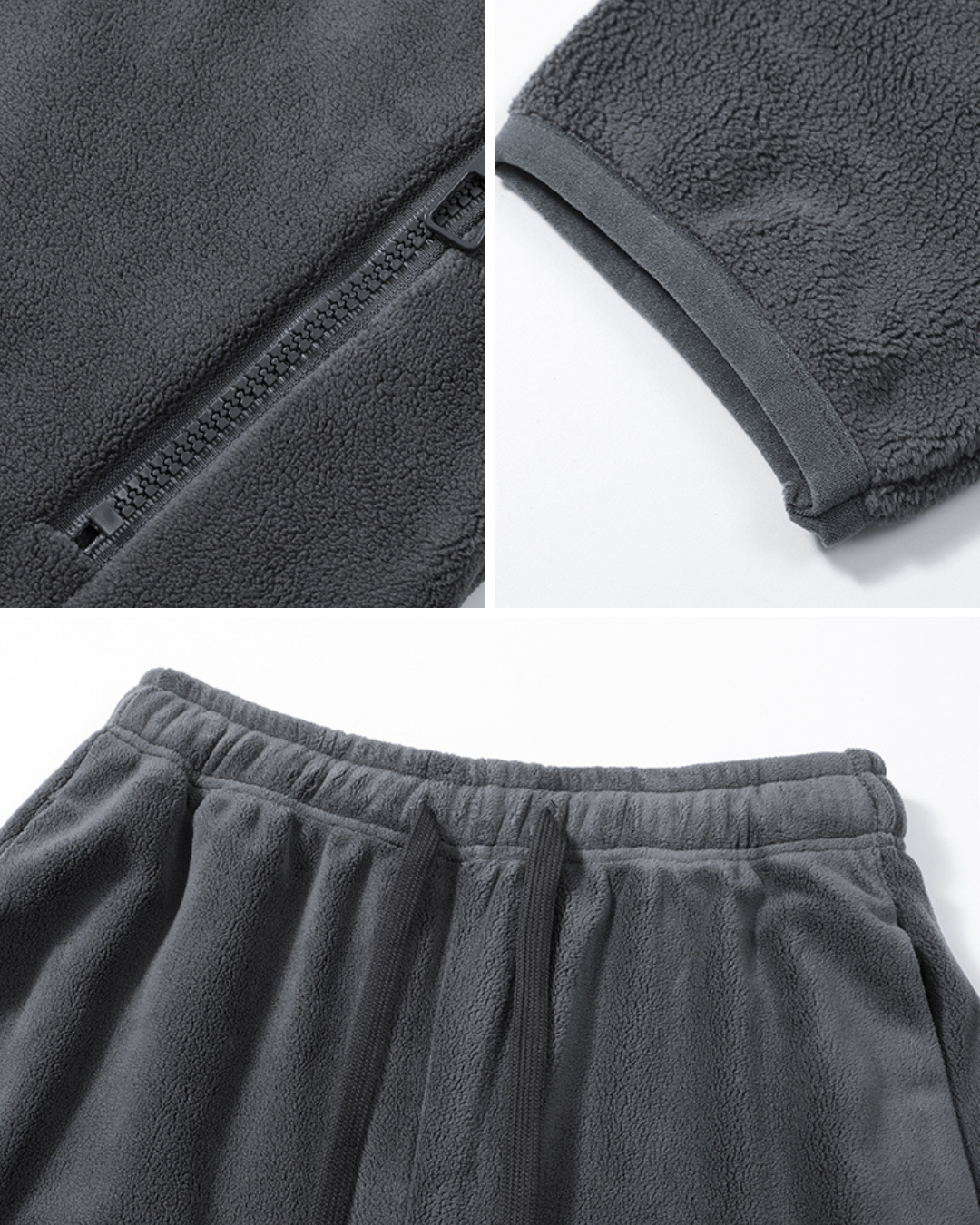 Veluxe Lounge Fleece-Touch Two-Piece Set