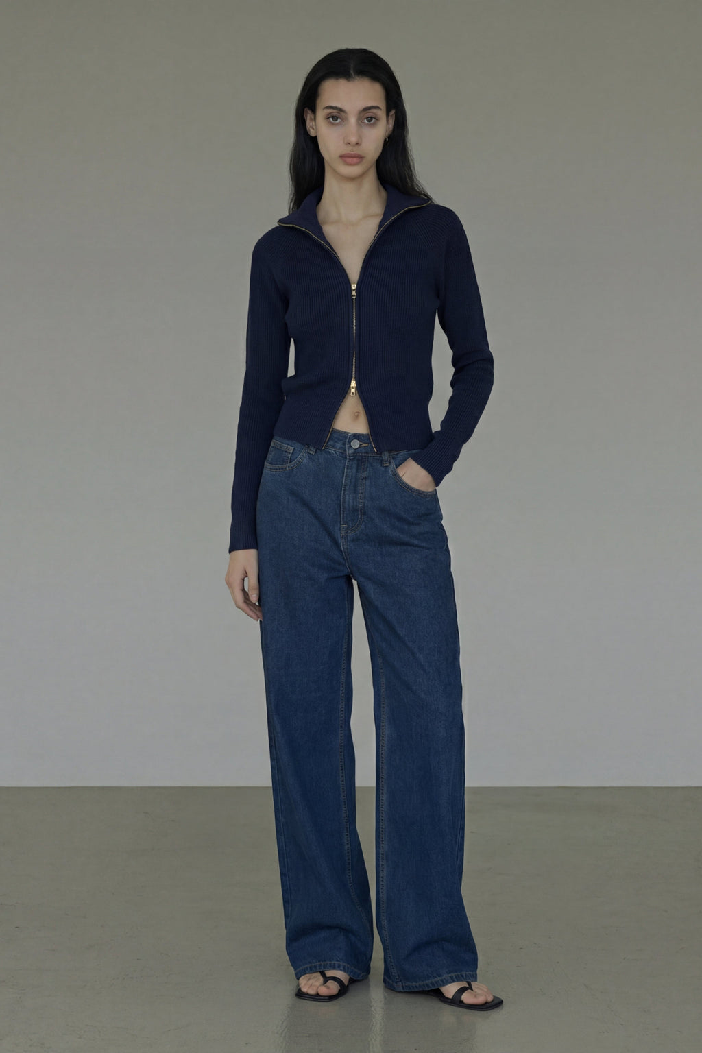 Lumiere Knit & Denim Set