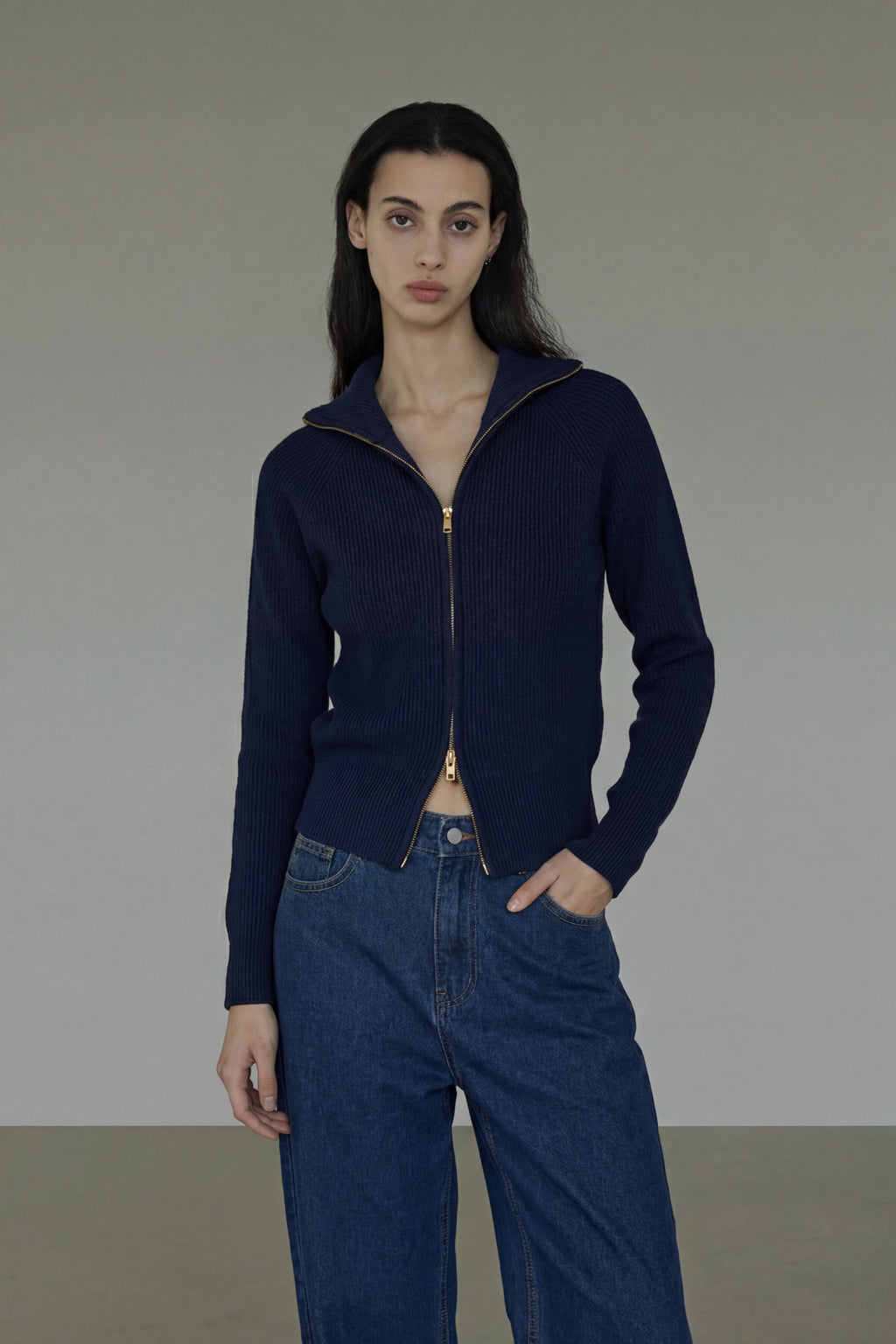 Lumiere Knit & Denim Set