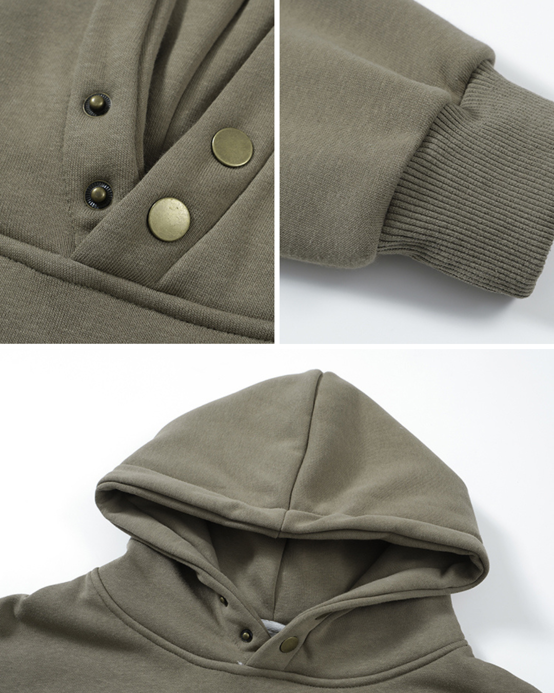 Cozy Retro Fleece Hoodie