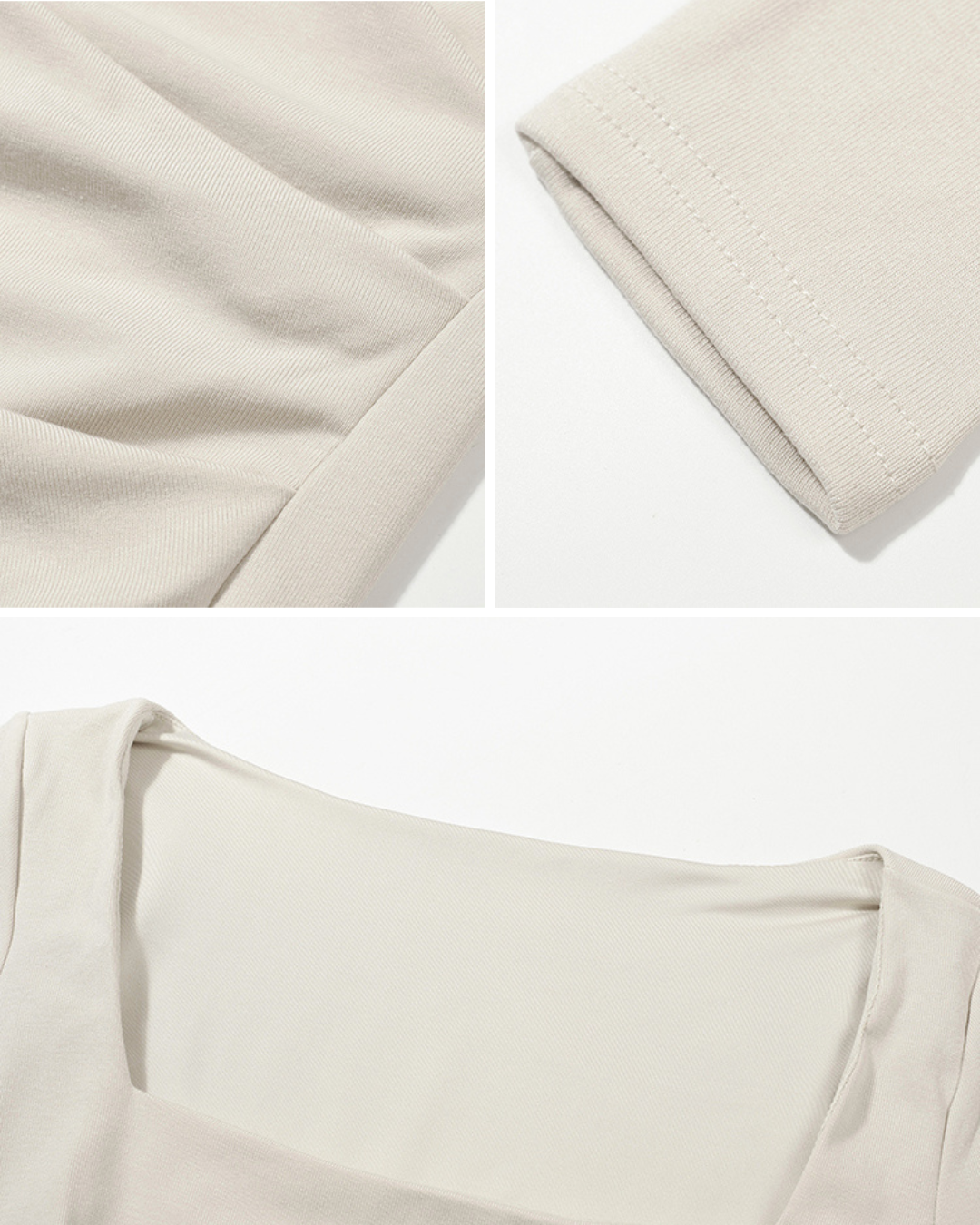 Lucent Square-Neck Mermaid Dress