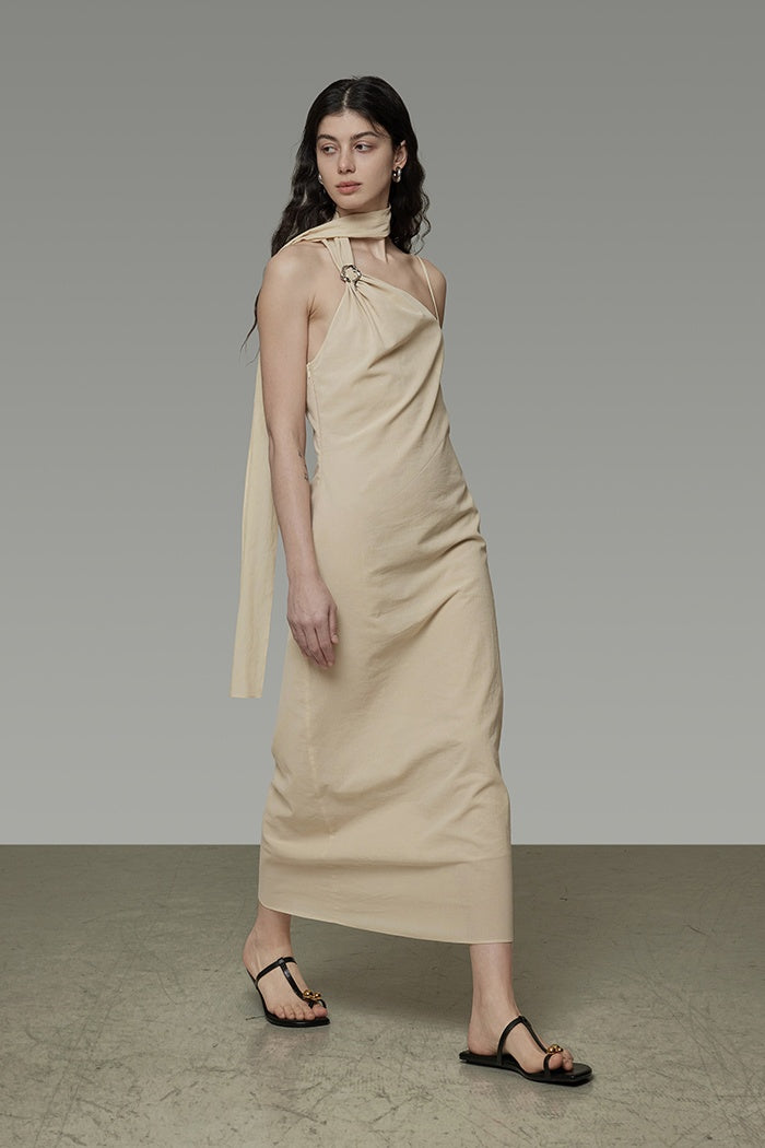 Whisper Silk: Sculpted Silhouette Dress