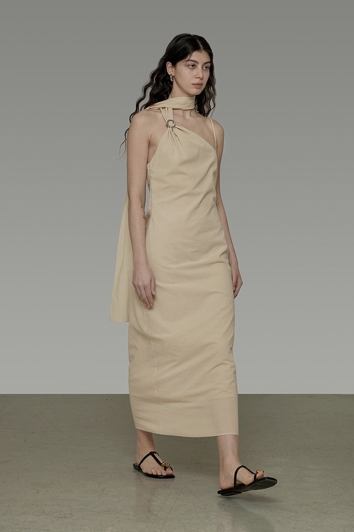 Whisper Silk: Sculpted Silhouette Dress
