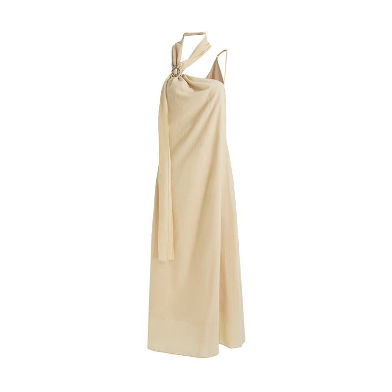Whisper Silk: Sculpted Silhouette Dress