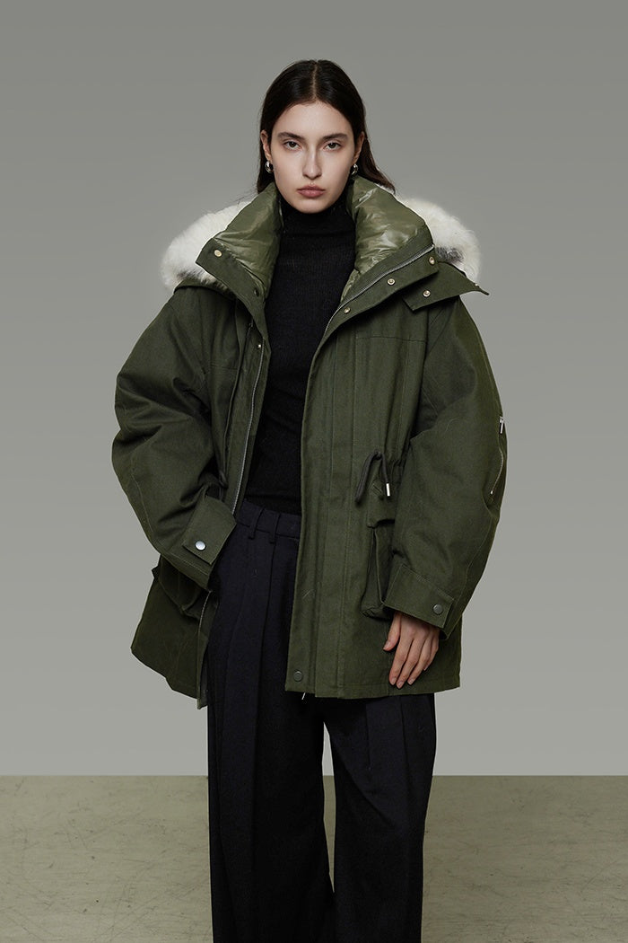 Urban Edge Puffer: Utility Chic Coat