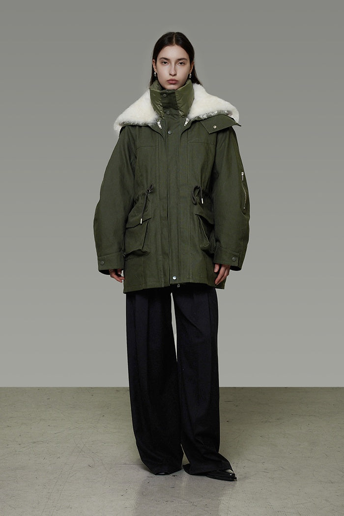 Urban Edge Puffer: Utility Chic Coat