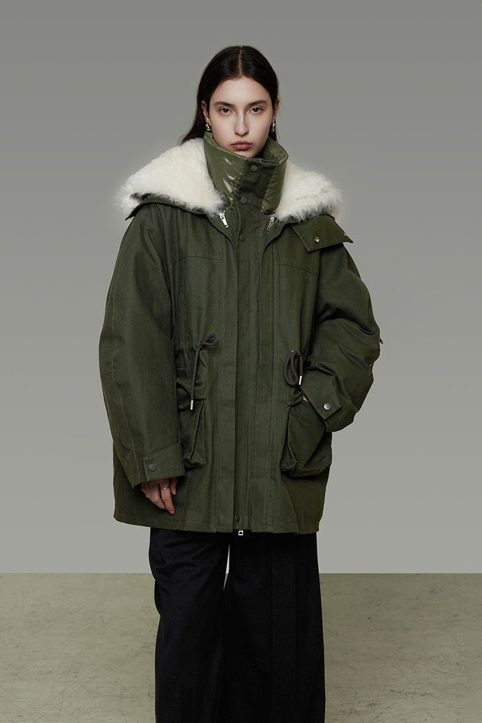 Urban Edge Puffer: Utility Chic Coat