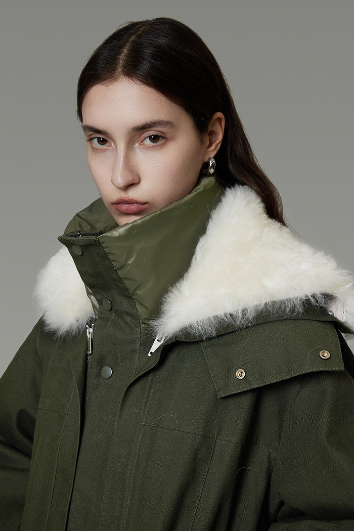 Urban Edge Puffer: Utility Chic Coat