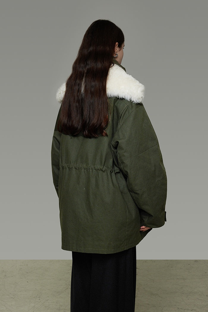Urban Edge Puffer: Utility Chic Coat
