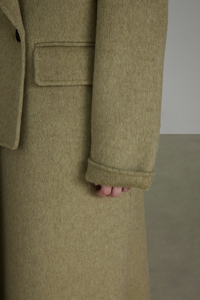 Quiet Luxury Wool Cashmere Coat