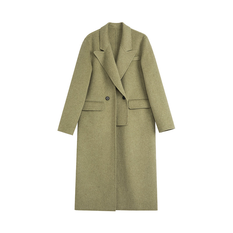 Quiet Luxury Wool Cashmere Coat