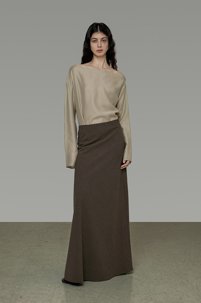 Whisper Silk Backless Blouse