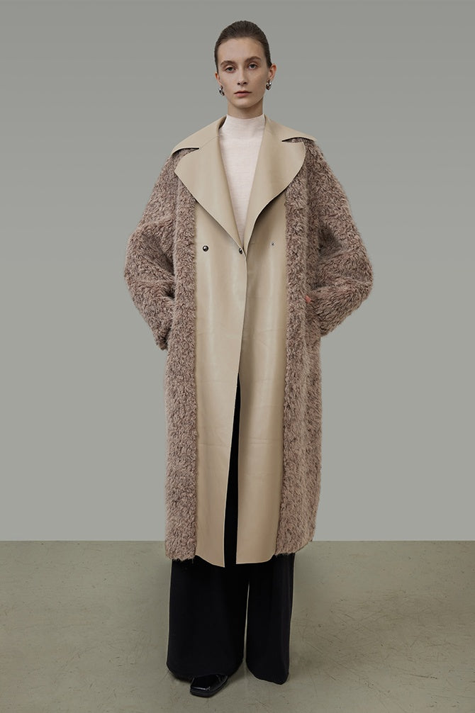 Effortless Luxe Shearling-Lined Coat