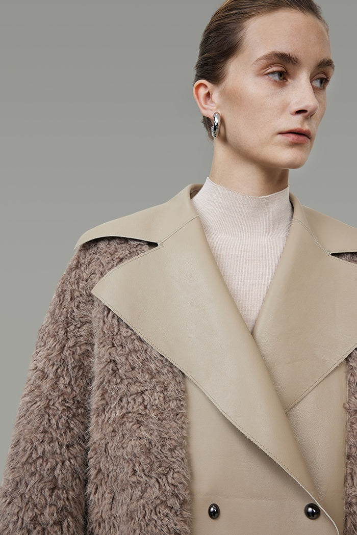Effortless Luxe Shearling-Lined Coat