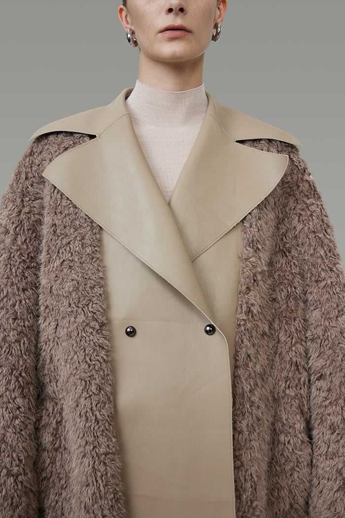 Effortless Luxe Shearling-Lined Coat