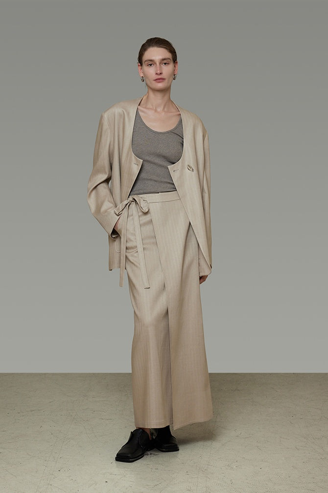 Effortless Drape Unstructured Blazer