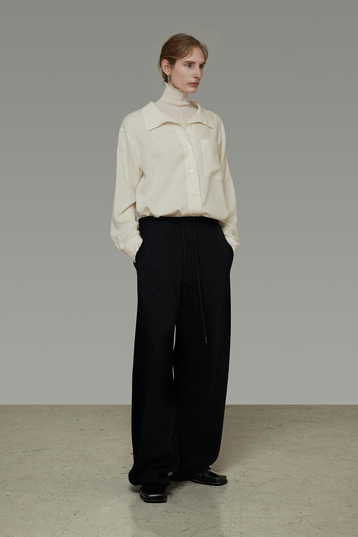 Unspoken Minimalist Collar Blouse