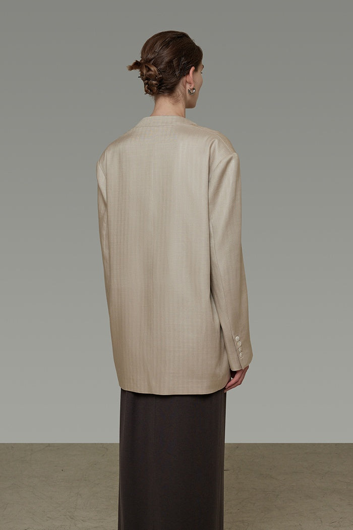 Effortless Drape Unstructured Blazer