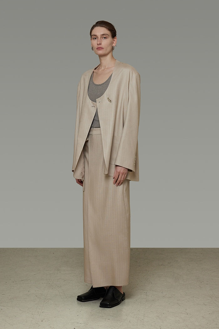 Effortless Drape Unstructured Blazer