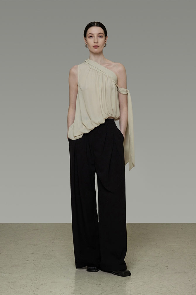 Unspoken French Drape Top