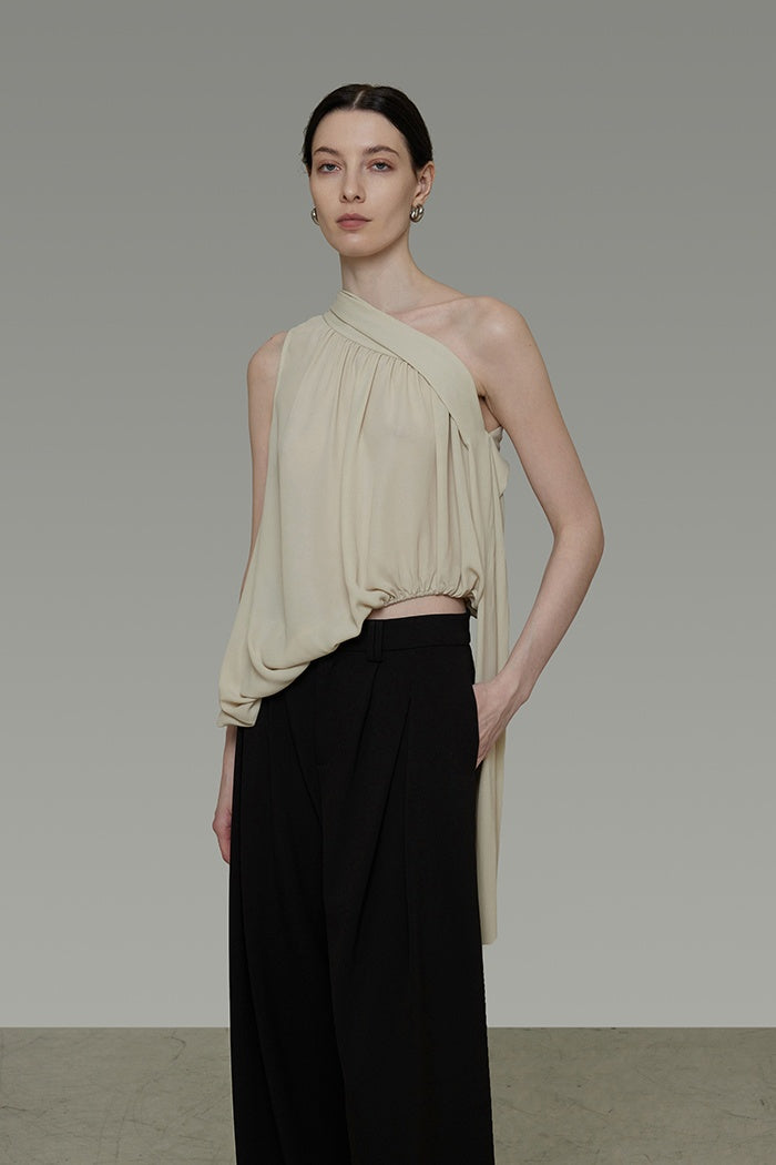 Unspoken French Drape Top