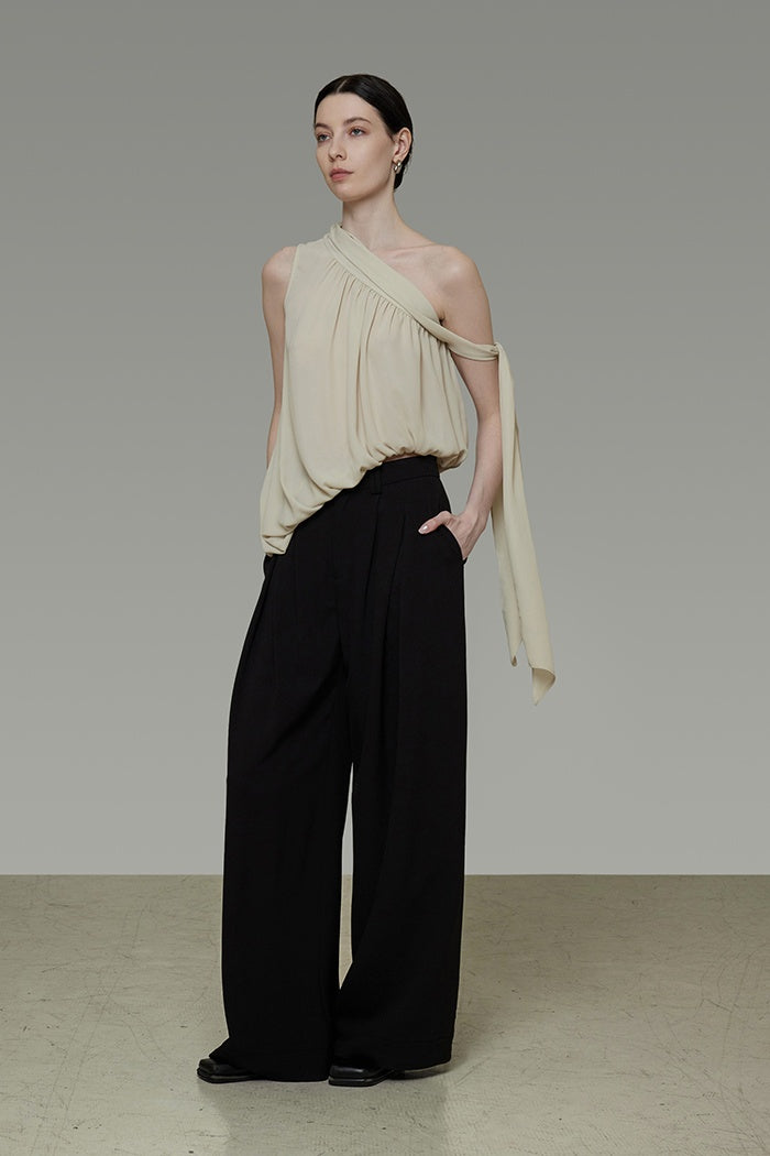 Unspoken French Drape Top