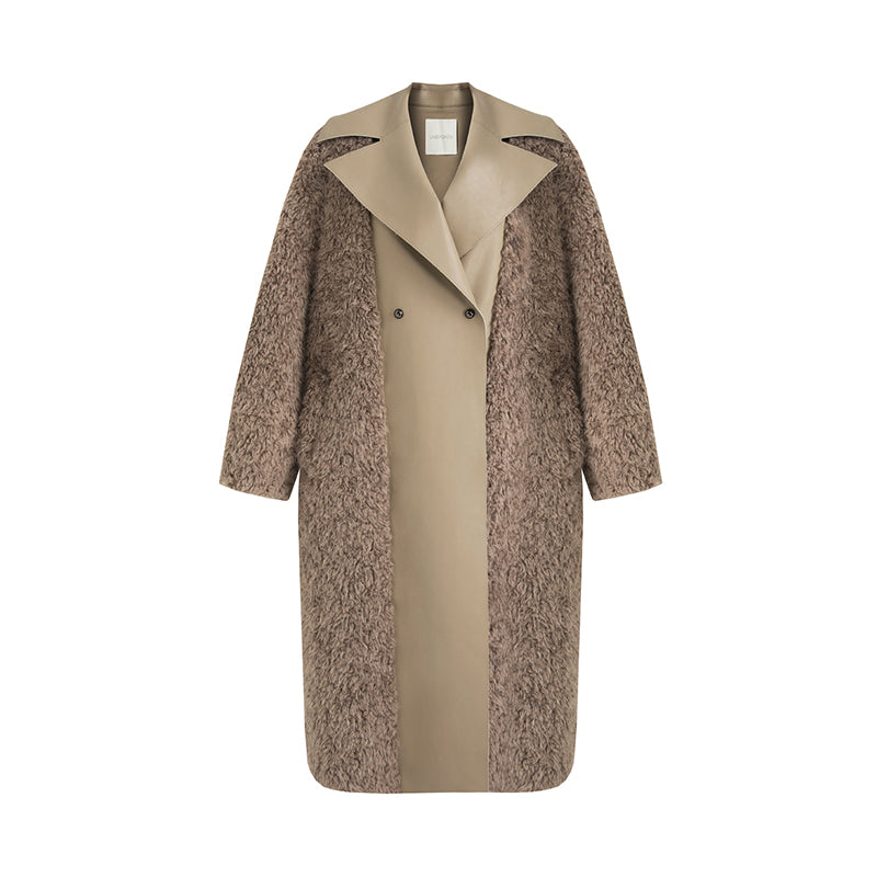 Effortless Luxe Shearling-Lined Coat