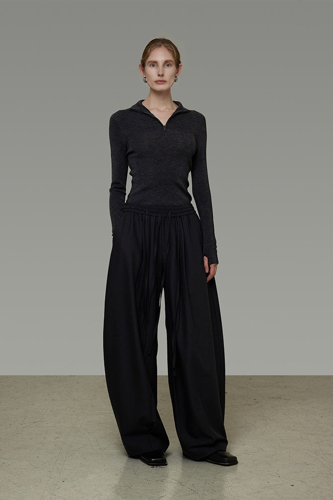 Urban Flow Relaxed Tailored Trousers