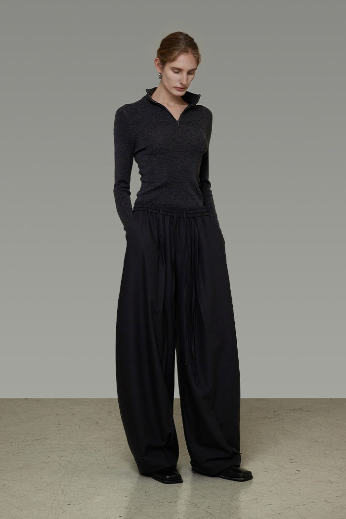 Urban Flow Relaxed Tailored Trousers