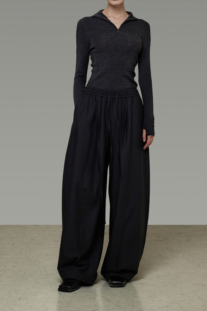 Urban Flow Relaxed Tailored Trousers