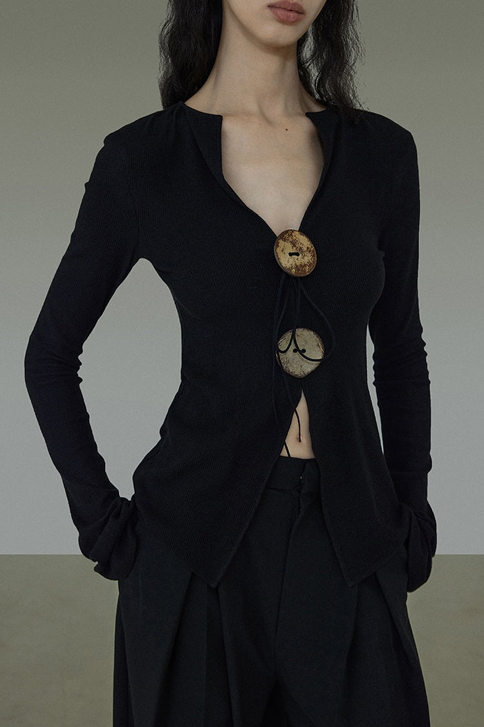 Chic V-Neck Knit: Urban Elegance