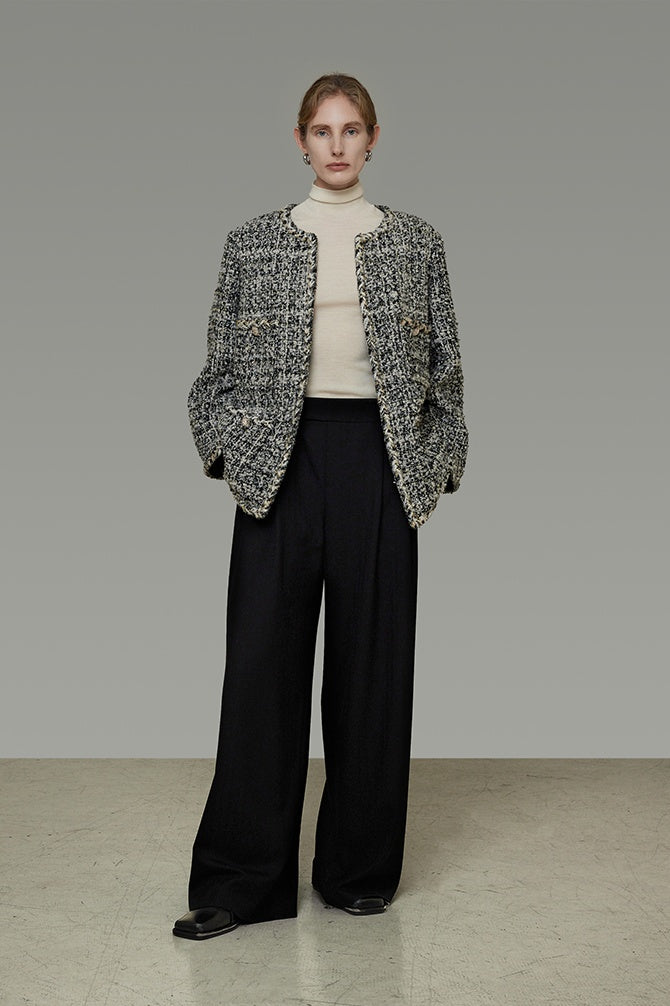 Sculpted Texture Professional Jacket