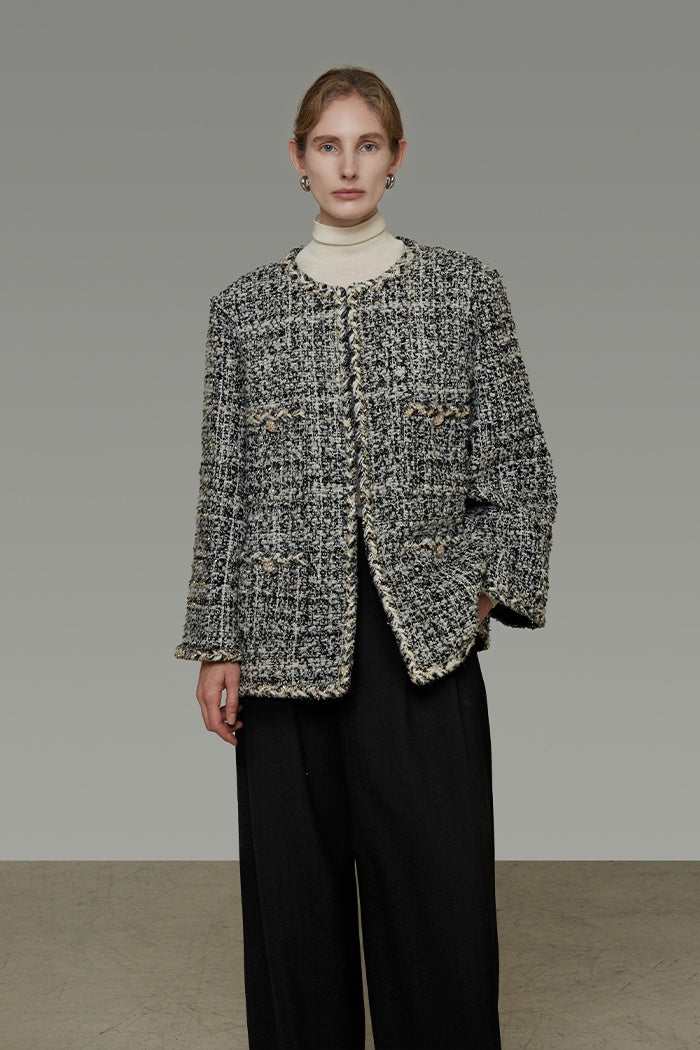 Sculpted Texture Professional Jacket