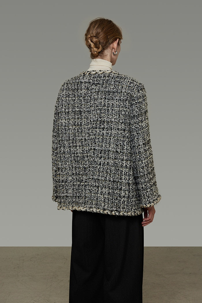 Sculpted Texture Professional Jacket