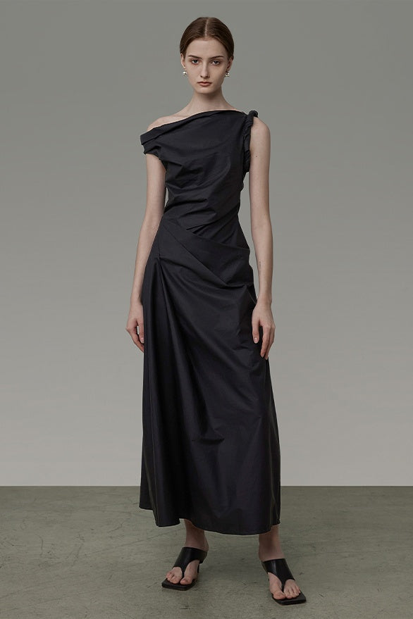 Unspoken French Elegance Sleeveless Dress