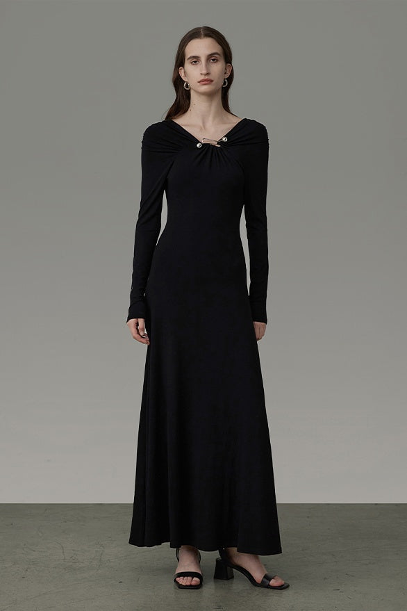 Understated Chic Drape Dress