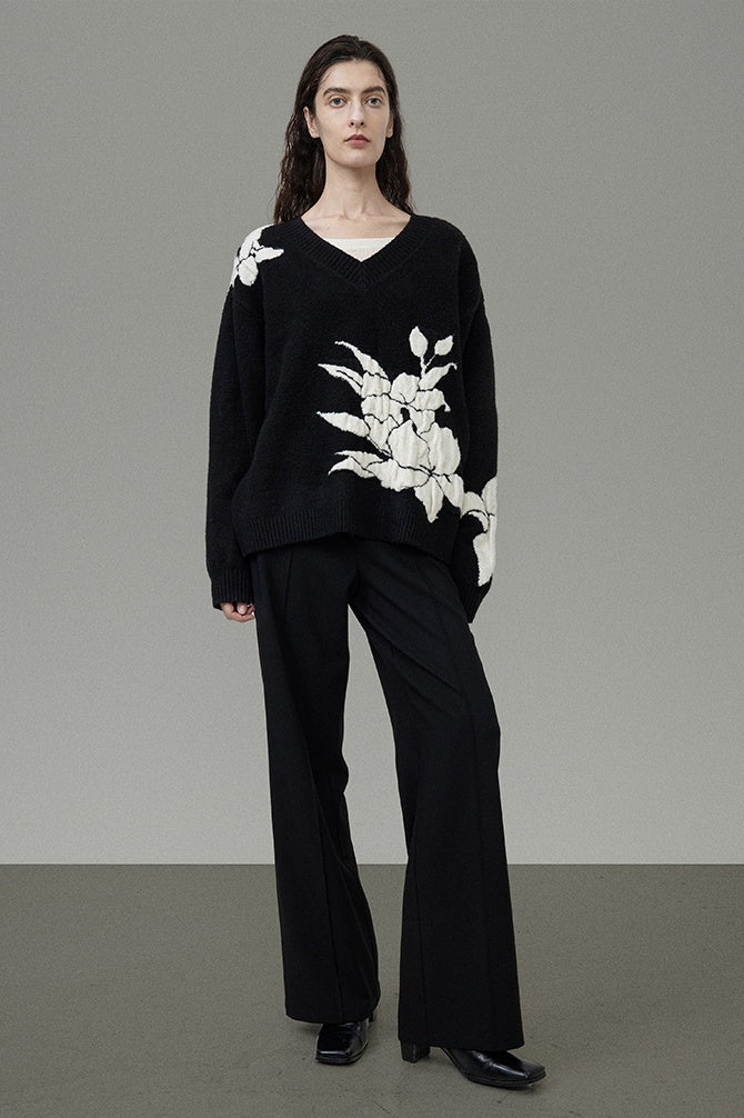 Understated Elegance V-Neck Knit