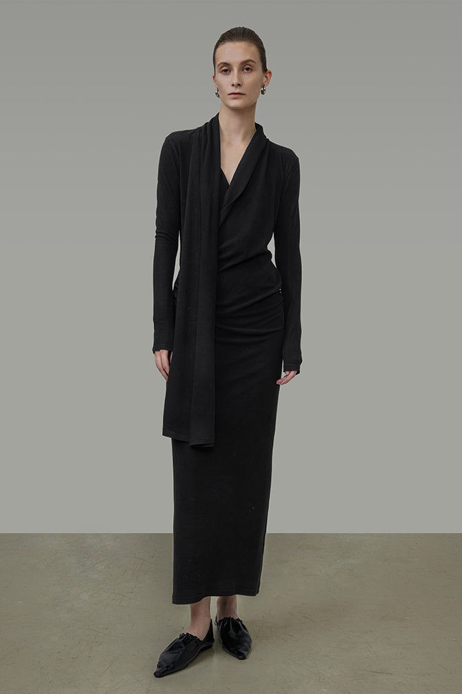 Effortless Parisian Knit Dress