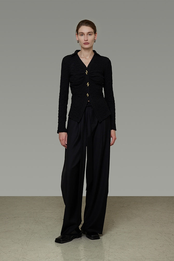 Chic Knit Top: Effortless Office Edge