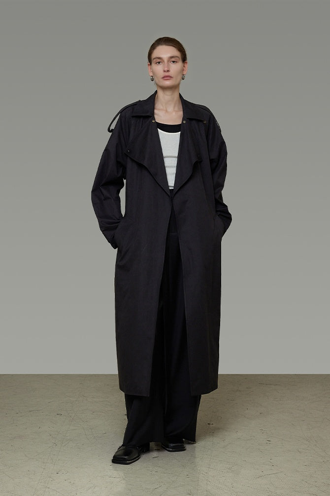 Silent Statement Trench Coat
