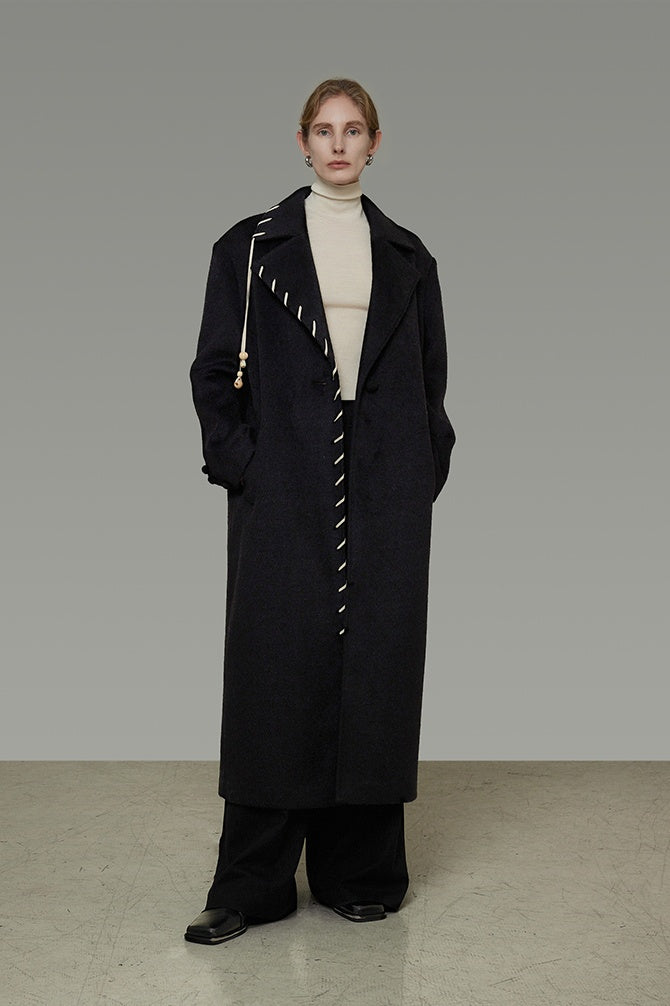 Silent Statement Wool Coat