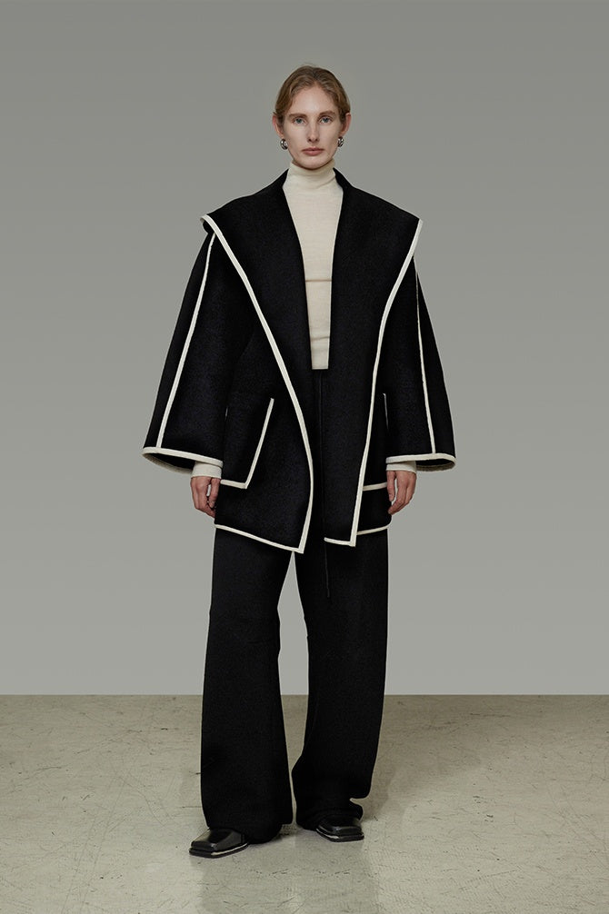 Timeless Luxe Reversible Wool Coat