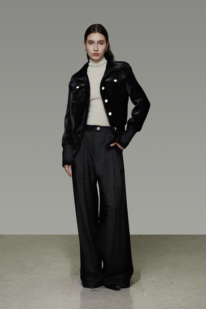 Tailored Short Wool Coat