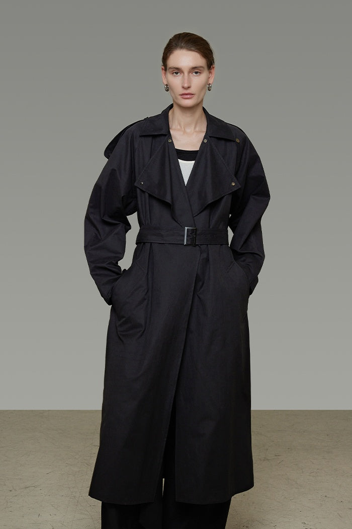 Silent Statement Trench Coat
