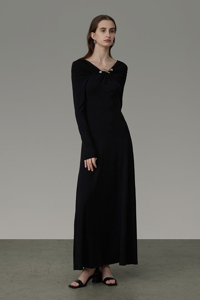 Understated Chic Drape Dress